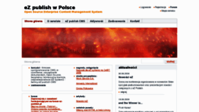 What Ez-publish.pl website looked like in 2012 (11 years ago)