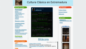 What Extremaduraclasica.com website looked like in 2012 (11 years ago)
