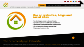 What Expatmortgagecalculator.com website looked like in 2012 (11 years ago)