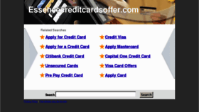 What Essencecreditcardsoffer.com website looked like in 2012 (11 years ago)