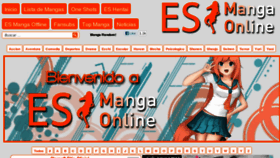What Esmangaonline.com website looked like in 2012 (11 years ago)