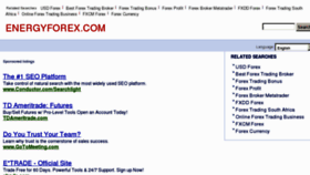 What Energyforex.com website looked like in 2012 (11 years ago)