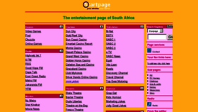 What Entertainment.startpage.co.za website looked like in 2012 (11 years ago)