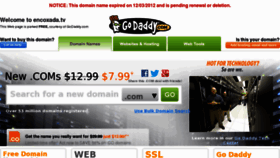 What Encoxada.tv website looked like in 2012 (13 years ago)
