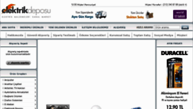 What Elektrikdeposu.com website looked like in 2013 (11 years ago)