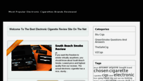 What Ecigbrandsreview.com website looked like in 2013 (11 years ago)