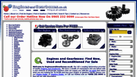 What Enginesandgearboxes.co.uk website looked like in 2013 (11 years ago)