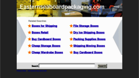 What Easternseaboardpackaging.com website looked like in 2013 (11 years ago)