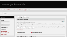 What Eugenkarban.de website looked like in 2013 (11 years ago)