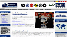 What E-marketci.de website looked like in 2013 (11 years ago)