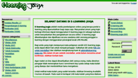 What Elearning-jogja.org website looked like in 2013 (11 years ago)