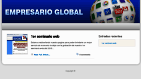 What Empresarioglobal.com website looked like in 2013 (11 years ago)