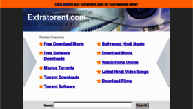 What Extratorent.com website looked like in 2013 (11 years ago)