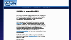 What Enc.org website looked like in 2013 (11 years ago)