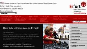 What Erfurt-tourist-info.de website looked like in 2013 (11 years ago)