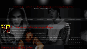 What Eminem.pl website looked like in 2013 (11 years ago)