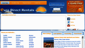 What Eurodirectrentals.co.uk website looked like in 2013 (11 years ago)