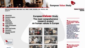 What Europeanvaluesstudy.eu website looked like in 2013 (10 years ago)