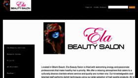 What Elabeauty.com website looked like in 2013 (11 years ago)