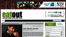 What Eat-in.co.za website looked like in 2013 (10 years ago)