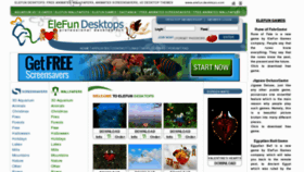 What Elefun-desktops.com website looked like in 2013 (10 years ago)