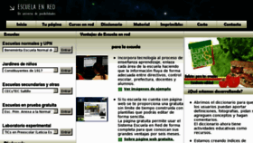 What Escuelaenred.ws website looked like in 2013 (10 years ago)