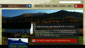 What Environmentnorthcarolina.org website looked like in 2013 (10 years ago)