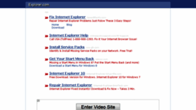 What Explorer.com website looked like in 2013 (10 years ago)