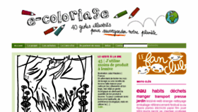 What E-coloriage.com website looked like in 2013 (10 years ago)
