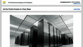 What Escapezone.ph website looked like in 2013 (10 years ago)