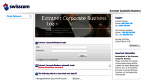 What Extranet.swisscom.ch website looked like in 2013 (12 years ago)