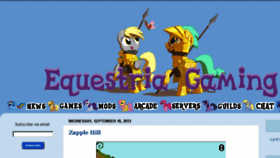 What Equestriagaming.com website looked like in 2013 (10 years ago)