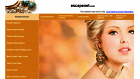 What Escapenet.com website looked like in 2013 (10 years ago)