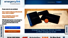 What Emergencylink.com website looked like in 2013 (10 years ago)