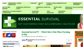 What Essentialsurvival.org website looked like in 2013 (10 years ago)