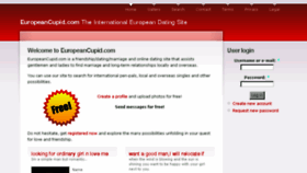 What Europeancupid.com website looked like in 2013 (10 years ago)