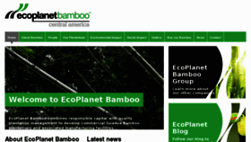 What Ecoplanetbamboo.net website looked like in 2013 (10 years ago)