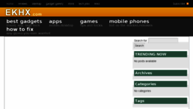 What Ekhx.com website looked like in 2013 (10 years ago)