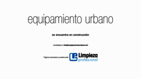 What Equipamientourbano.net website looked like in 2013 (10 years ago)