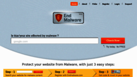 What Endmalware.com website looked like in 2013 (10 years ago)
