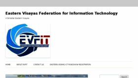 What Evfit.org website looked like in 2013 (10 years ago)
