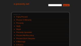 What E-prezenty.net website looked like in 2013 (10 years ago)