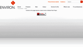 What Environ.co.za website looked like in 2013 (10 years ago)