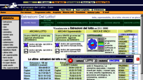 What Estrazionidellotto.com website looked like in 2013 (10 years ago)