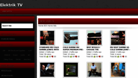 What Elektrik.tv website looked like in 2013 (10 years ago)
