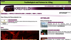 What Einkaufen-in-krefeld.de website looked like in 2013 (10 years ago)