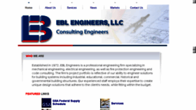 What Eblengineers.com website looked like in 2013 (10 years ago)
