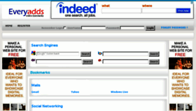 What Everyadds.com website looked like in 2013 (10 years ago)