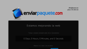 What Enviar-paquete.com website looked like in 2013 (10 years ago)