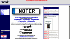 What Echomusik.com website looked like in 2013 (10 years ago)